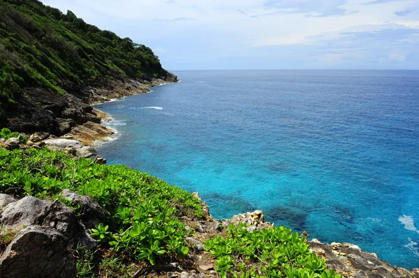 Point de vue sur l'île — Photo