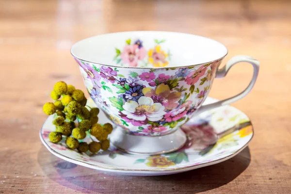 Taza de té de porcelana — Foto de Stock