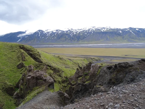 美丽的山脉在冰岛 — 图库照片