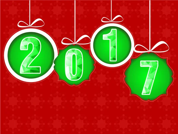 2017 mutlu yeni yıl tebrik kartı