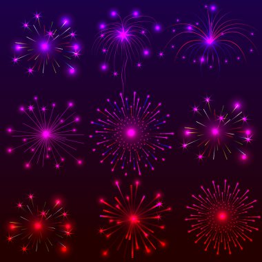 Mutlu yeni yıl havai fişek arka plan ile