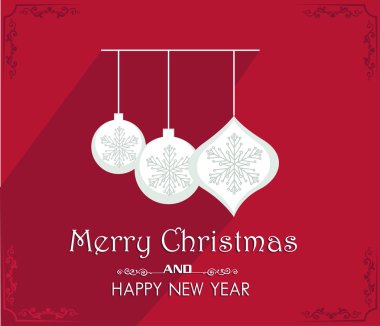 mutlu Noeller ve mutlu yeni yıl kartı tasarım vektör