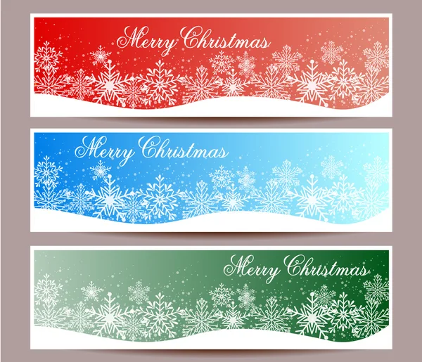 Merry Christmas banner tasarım, vektör çizim ayarla