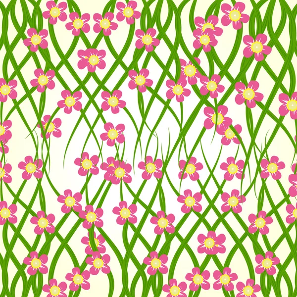 Illustration vectorielle des fleurs printanières — Image vectorielle