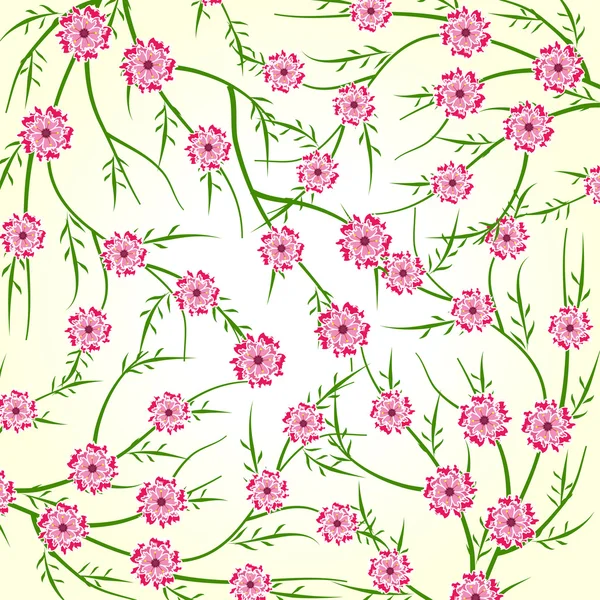 Illustration vectorielle des fleurs printanières — Image vectorielle