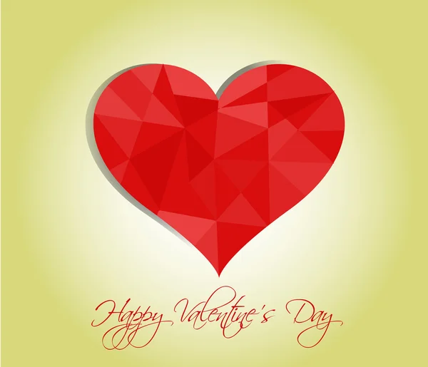 Feliz Dia dos Namorados cartões com corações — Vetor de Stock