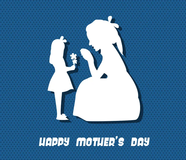 Feliz Dia das Mães celebração — Vetor de Stock