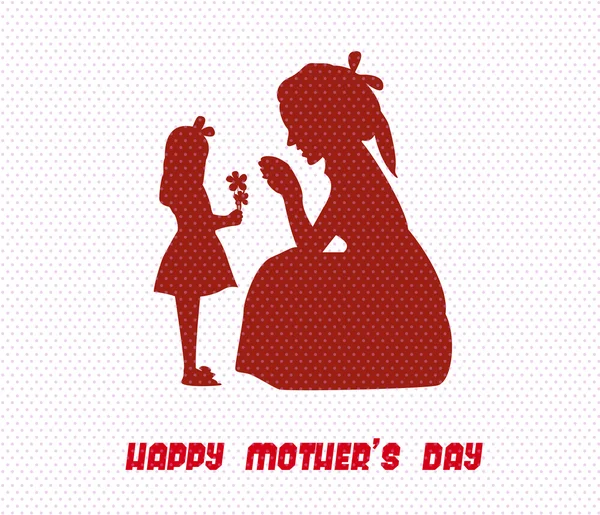 Joyeuse fête des mères — Image vectorielle