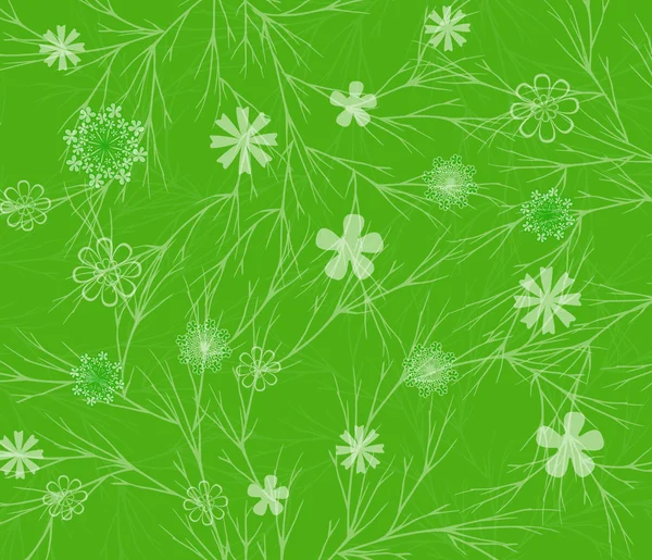 Vector achtergrond met bloemen — Stockvector