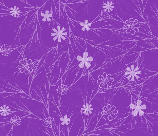 Vector de fondo con flores — Vector de stock