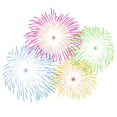 vektör havai fişek arka plan