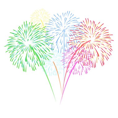 vektör havai fişek arka plan