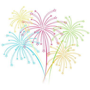 vektör havai fişek arka plan