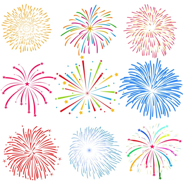 vektör havai fişek arka plan