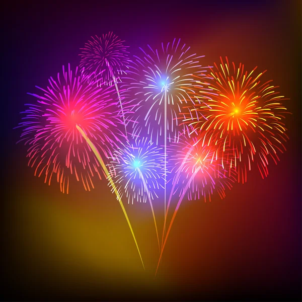 vektör havai fişek arka plan