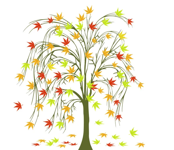 Осінні дерева — стоковий вектор
