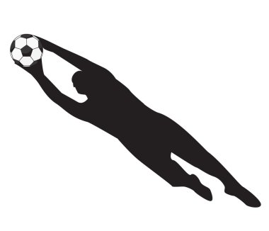 Futbol futbol kaleci kaleci bir hedef kaydetme