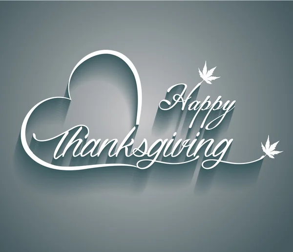 Illustration vectorielle Happy Thanksgiving Éléments de conception — Image vectorielle
