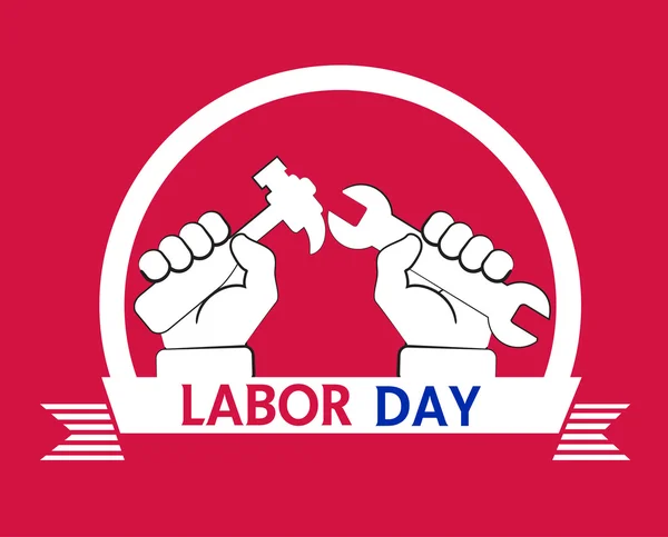 Happy Labor Day — Stock Vector