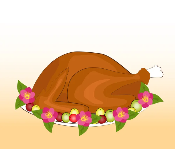 Happy thanksgiving en herfst — Stockvector