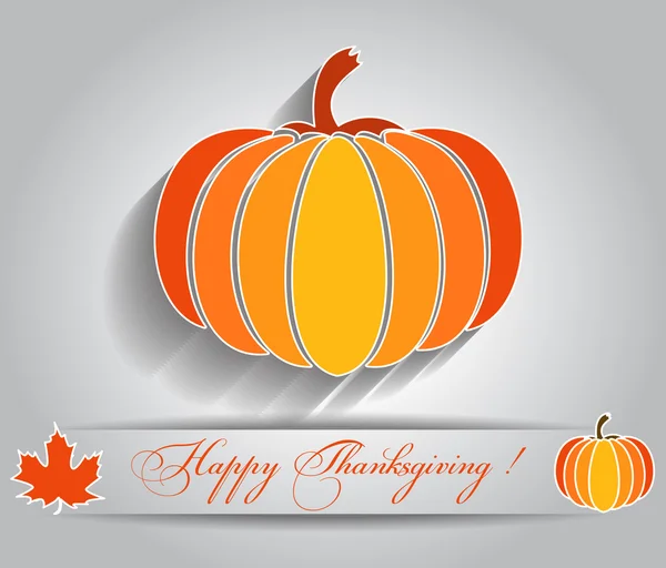 Happy thanksgiving och hösten — Stock vektor