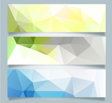 Mutlu yeni yıl 2016 renkli tebrik kartı poligonal origami tarzı