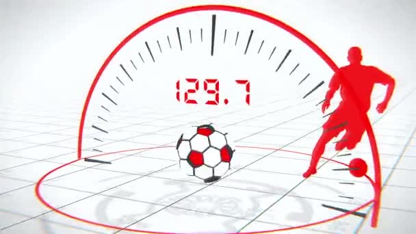 Canlandırılmış spor temalı 2d hareket grafikleri dizisi — Stok video
