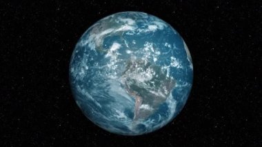 Dönen gezegen. Dünya küresi. Dünya haritası tasarımı.