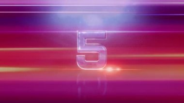 Yüksek teknolojili geri sayım 5 'e 1.