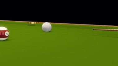 Masa ve top dönüşümlü 3 animasyon bilardo oyunu