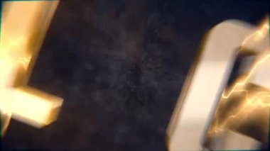 Kara Cuma yıldırımı ve metin arkaplanı