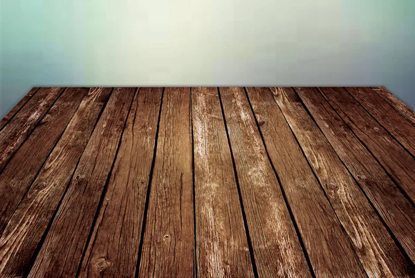 Vintage empty wooden table — Stock Photo, Image