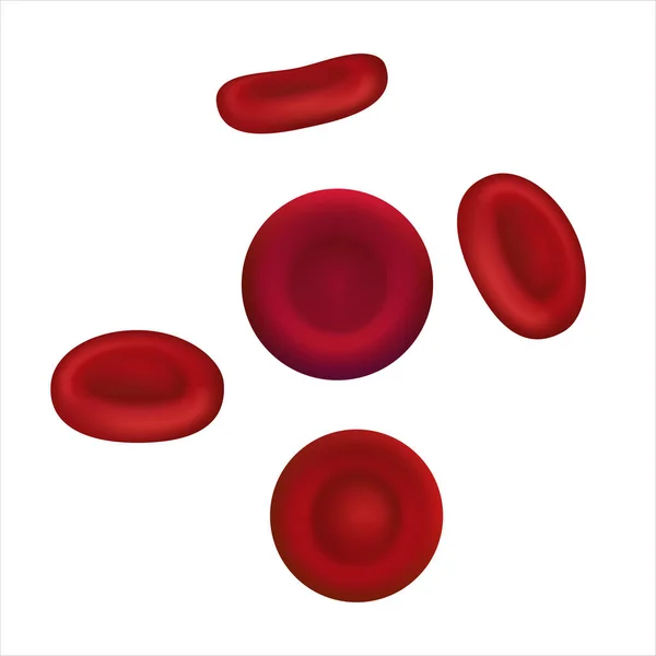 Renderização Criativa Células Sanguíneas Fundo — Fotografia de Stock