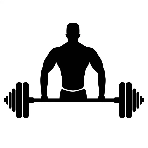 Langhantel Bodybuilder Ikone Sportler Muskelaufbau Der Turnhalle Training Dead Lift — Stockfoto