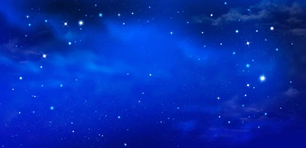 Csodálatos Háttér Éjszakai Csillagokkal — Stock Fotó