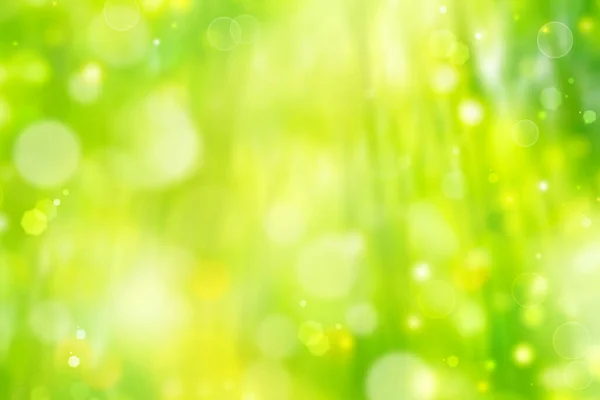 Fondo Bokeh Borroso Verde Ilustración Primavera Verano —  Fotos de Stock