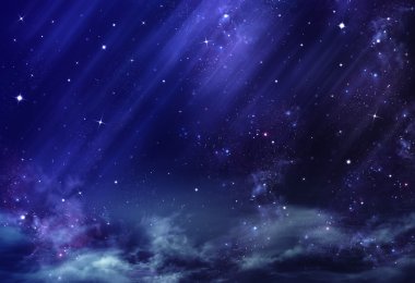 Night sky, background clipart