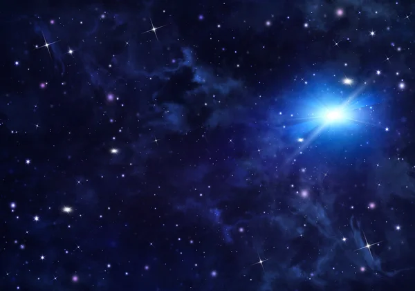 Starry night sky — Stock Photo, Image