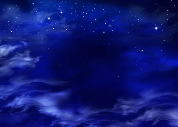 Nattliga himlen — Stockfoto