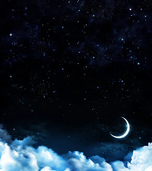 Красивый фон, ночное небо — стоковое фото