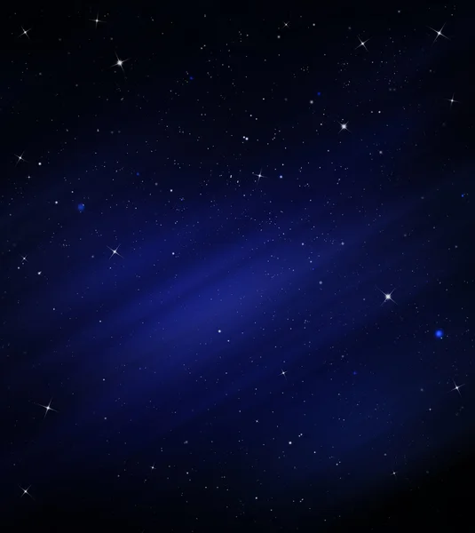 Красивое звездное небо — стоковое фото