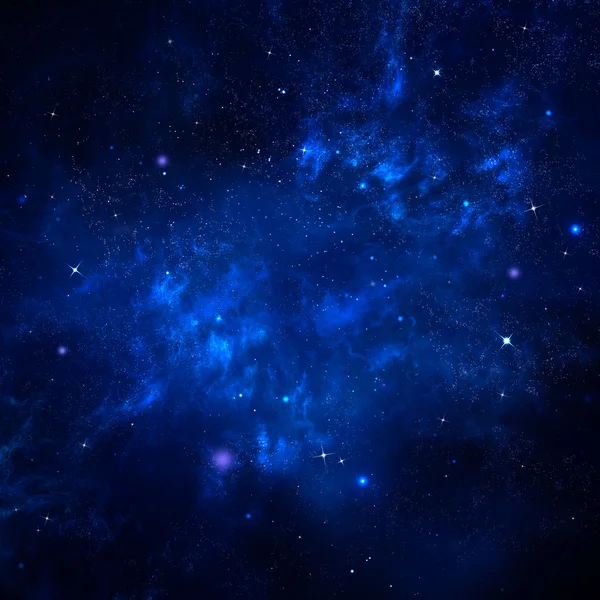 Cielo estrellado, fondo espacial — Foto de Stock