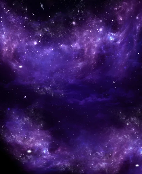 Зоряне небо у відкритому космосі — стокове фото