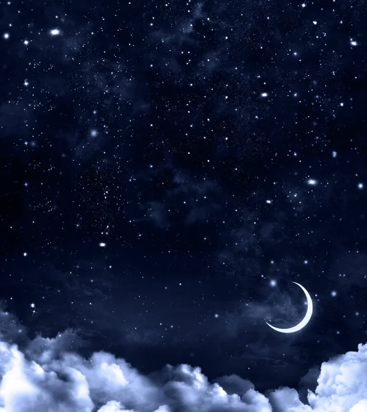 夜间天空 — 图库照片