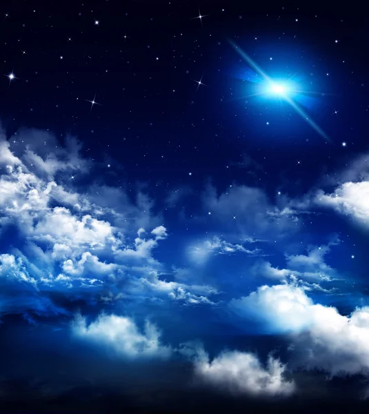 Mooie achtergrond, nachtelijke hemel — Stockfoto