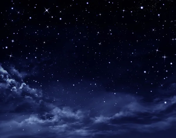 夜晚的天空背景 图库照片