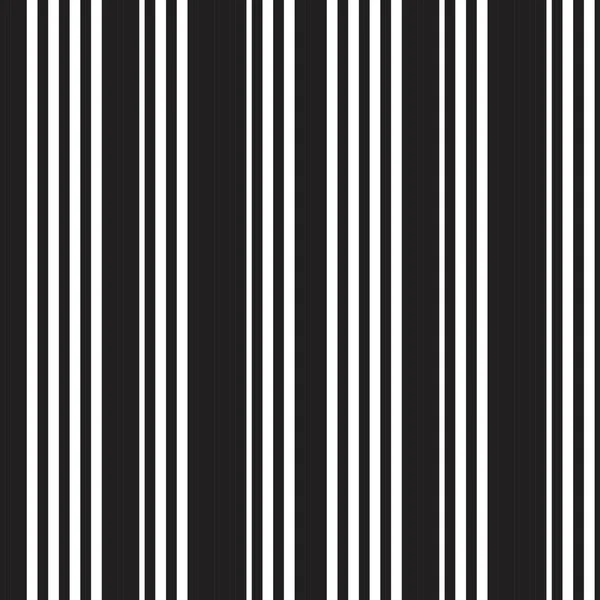 黑色和白色垂直条纹无缝图案背景适合流行纺织品 — 图库矢量图片