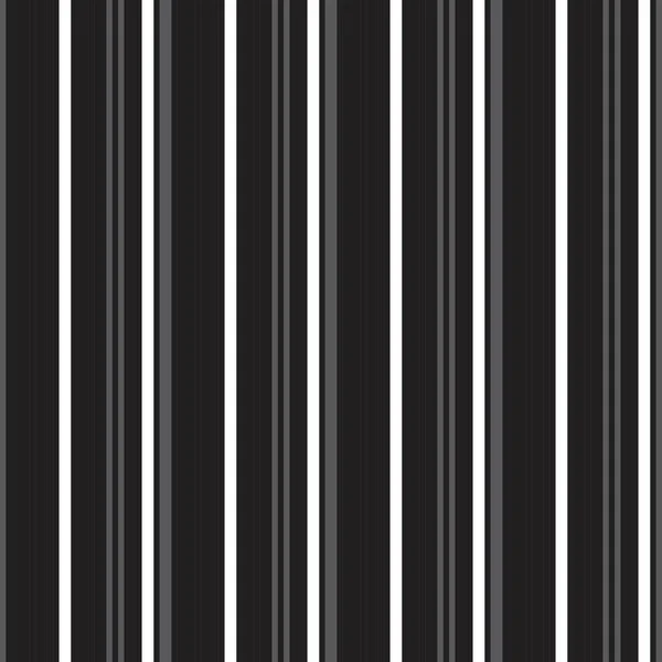 Black White Vertical Striped Seamless Pattern Background Suitable Fashion Textiles — Stock Vector