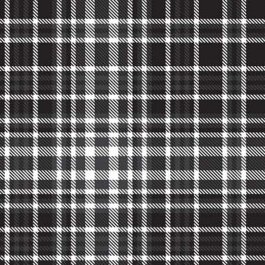 Siyah ve Beyaz Glen Ekose desenli, moda tekstil ve grafikleri için uygun.