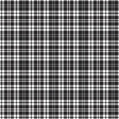 Siyah ve Beyaz Glen Ekose desenli, moda tekstil ve grafikleri için uygun.